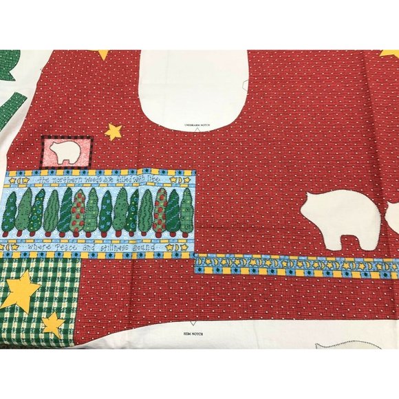 Northern Woods Vest Fabric Panel Sewing Pattern New Cut & Sew One Size Barn Farm - Picture 8 of 11